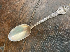 Antique Sterling DURGIN MARECHAL NIEL 1896 Teaspoon ART NOUVEAU FLORAL ROSES