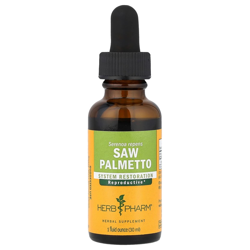 Herb Pharm Saw Palmetto 1 fl oz 29 6 ml Gluten-Free