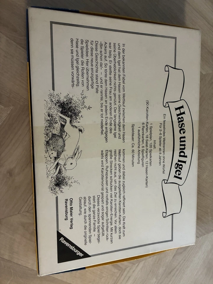Gesellschaftsspiel Hase Und Igel 1978 Ravensburger Spiel Des Jahres - Bild 4 von 4