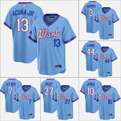 #ad Men#x27;s Atlanta Braves Powder Blue 2026 City Connect Shirt $31.99