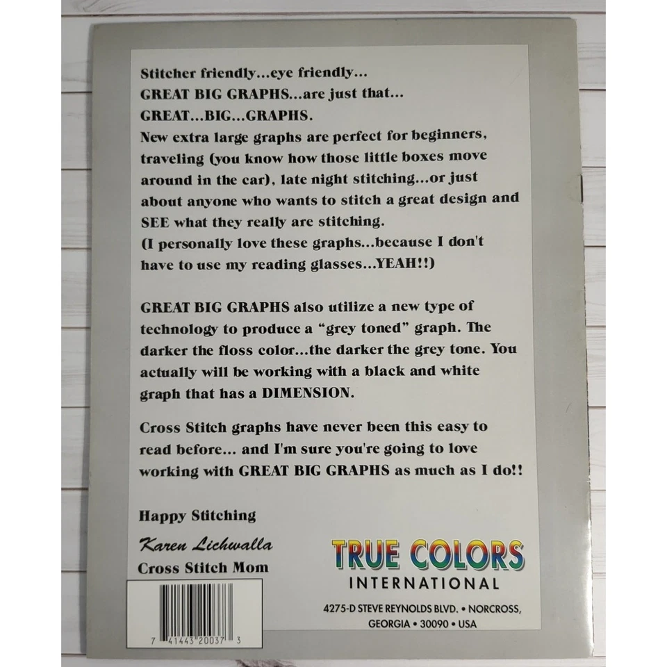 Great Big Graphs Exquisite Floral Cross Stitch Patterns Flowers - Image 2 of 4