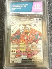 Pokémon Obsidian Flames Charizard Secret Rare 215/197 Ace Gem Mint 10 Uk Based