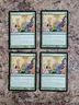Utopia Sprawl x4 4x 2006 Dissension PLAYSET Green Common Enchantment MTG Played