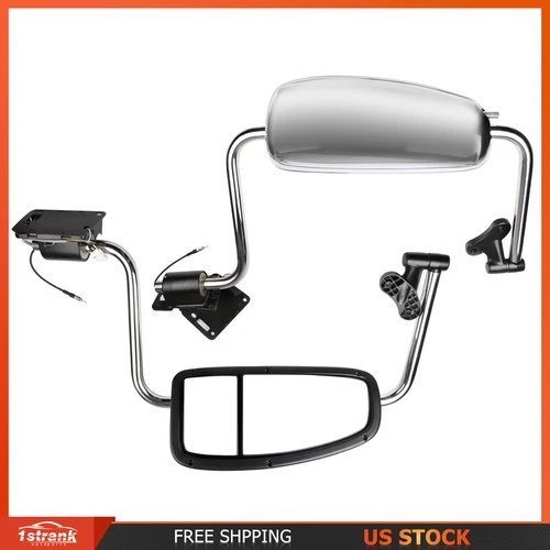Smooth Mirrors Complete Pair Side Chrome For 1997-2010 International 9200 9400I