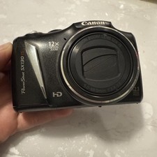 Canon PowerShot SX130 IS 12.1MP Digital Camera - Black