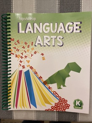 NEW ACSI Purposeful Design LANGUAGE ARTS K Kindergarten TEACHER EDITION phonics
