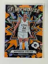 2025 Panini WNBA Donruss Napheesa Collier My House Orange Laser /399 #15