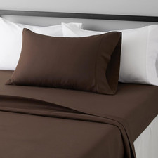 Lightweight Super Soft Easy Care Wrinkle Free Microfiber 3 Piece Bed Sheet Set w