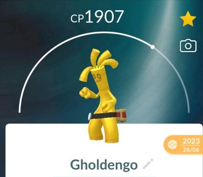 Pokèmon Go/Gholdengo/Sofort registriert oder unregistriert Tr@de verfügbar 