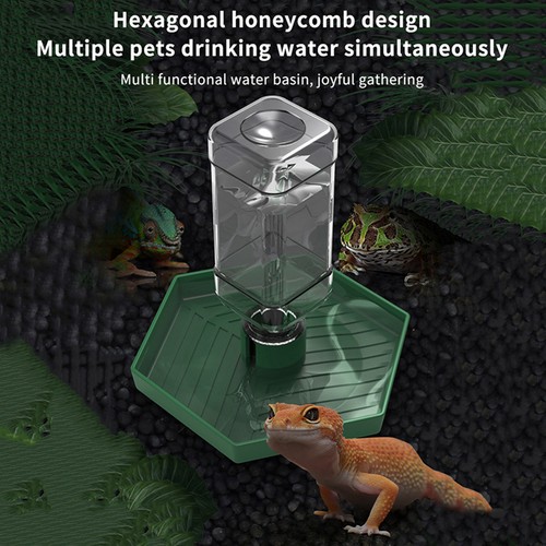 Reptiles Water Feeder Bowl Food Feeder Water Bottle For Reptiles Pet Automatic a - Picture 12 of 18