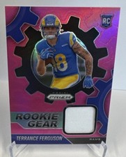TERRANCE FERGUSON RC ‘Pink Jersey Patch -25’ Panini Prizm #RGR-TFN -LA Rams