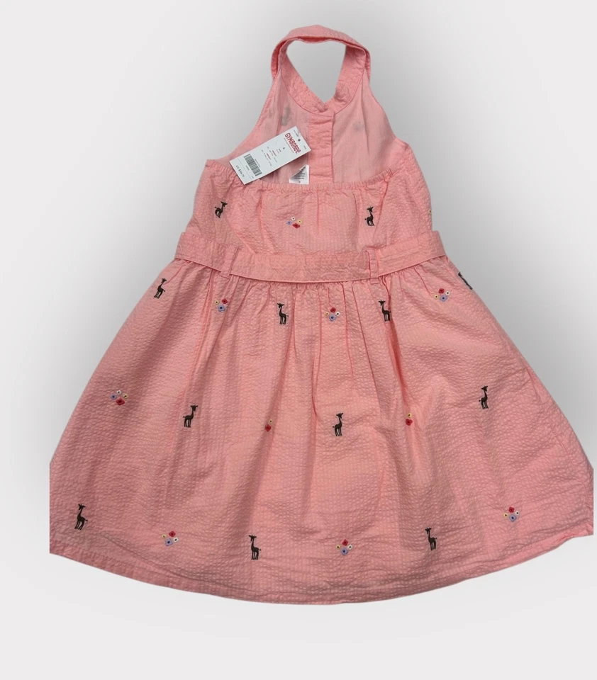 Vestido Gymboree Niñas 6 Glamour Safari 2010 Ocasión Verano Playa Costera NUEVO Foto 4 de 4