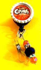 NFL Denver Broncos Crush 2 Id badge holder retractable alligator clip