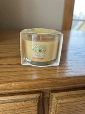 Yankee Candle Lemon Gelato 1.3 Oz Mini Candle Yellow Single Votive New