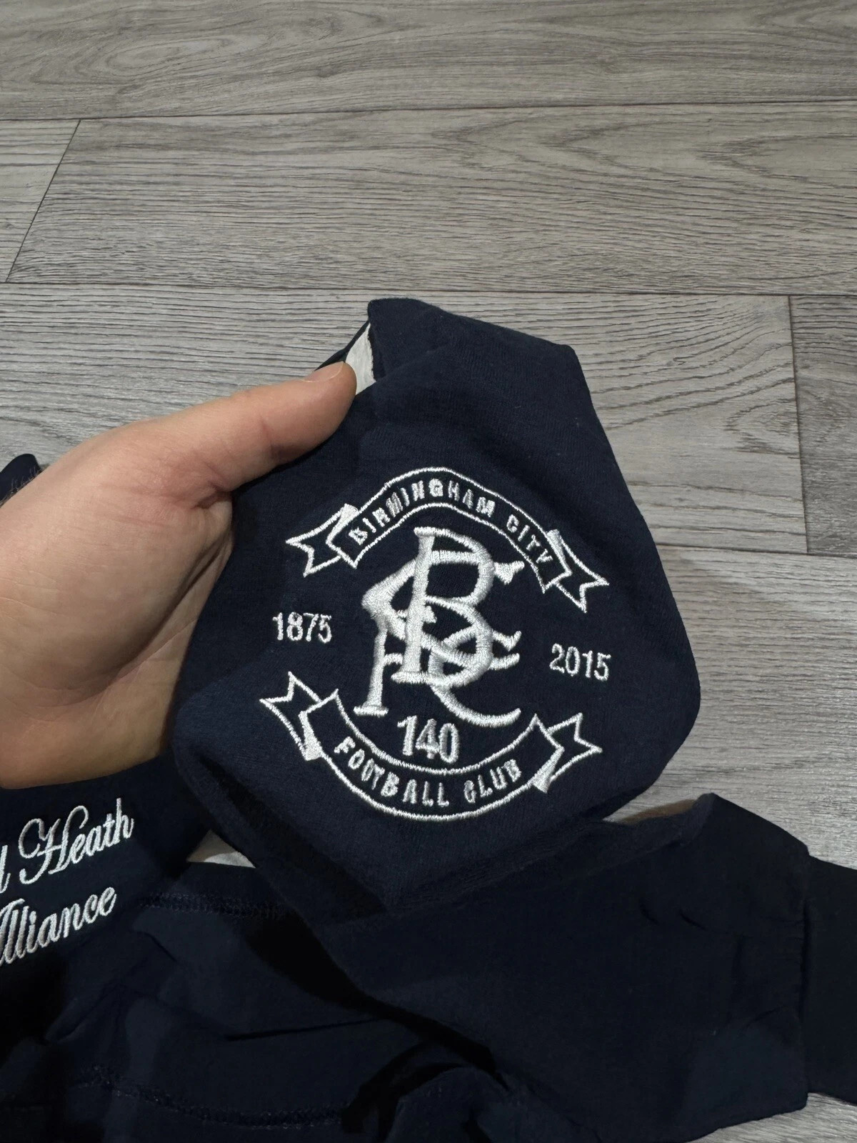 Birmingham City FC Score Draw Retro 1875 L/S Jersey/Shirt (Medium) *GREAT SHAPE*