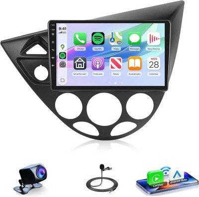 Carplay For 2000-2004 Ford Focus Radio Android Auto IPS Touchscreen Stereo