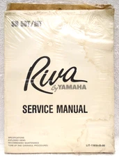 1987 Yamaha SH50 Riva Razz 50 Scooter Genuine Service Manual factory PAPER book