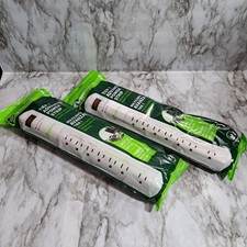 Greenlite Set/2 Advanced Power Strip 7 Outlet Surge Protection Ideal For PC/TV