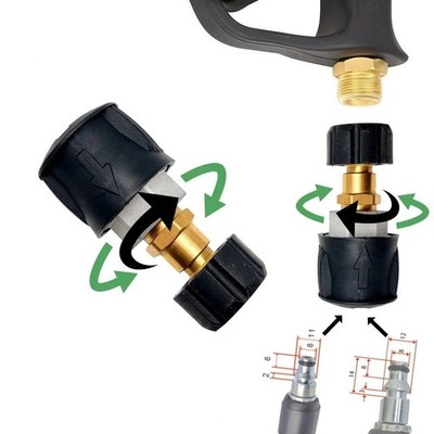 Adapter Set für Nilfisk & Bosch Quick M22 IG Schnellkupplung drehbar 360°