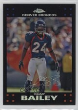 2007 Topps Chrome Refractor Champ Bailey #TC36 HOF 3tb