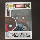 Funko Pop! Marvel Deadpool as Bob Ross Vinyl Bobblehead Pop! Figure #319