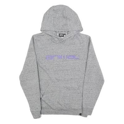 ANIMAL Damen grau Hoodie XS Baumwollmischung Pullover Freizeit Kapuzenpullover