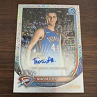 Topps 2025-26 Bowman Chrome Nikola Topic Speckle Refractor /299 BCA-NO