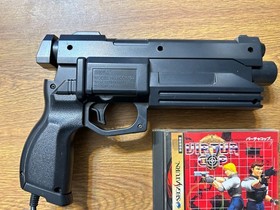 Sega Saturn Virtua Gun Controller HSS-0152 Yellow Start SS Virtua Cop 1