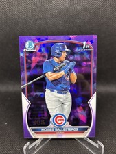 2023 Bowman Chrome Sapphire Moises Ballesteros 1st Purple Refractor /25 Cubs RC