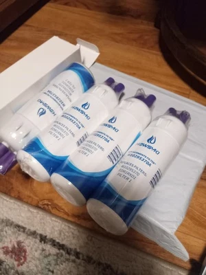 HOWSYKI 4 Pck Fridge Filter - EDR1RXD1, W10295370A, Filter 1, 46-9081, 46-9930, KAD1RXD1