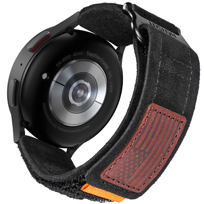 Suede Leather Watch Band for Samsung Galaxy Watch Amazfit GTS GTR 20 22MM
