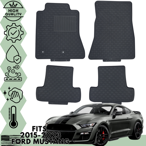 For 20152023 Ford Mustang Floor Mats Heavy Duty All Weather Floor