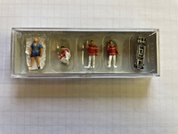 Preiser 10543 Ho 1:87; SanitäTer, Verletzte Auf Decke ; Neu & Ovp