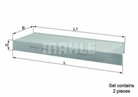 Mahle Innenraumfilter FüR Peugeot 3008,5008 Ii,Expert,Partner,Traveller