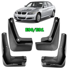 For BMW 3 Series E90 E91 sports wagon 08-2012 Mud Flaps Front Rear Splash Guards