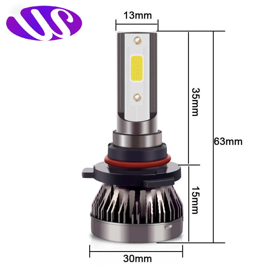 Kit de bombillas LED blancas de haz alto/bajo 9005 9006 para Honda Accord 2003-2007 Foto 2 de 4