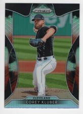 2019 Panini Prizm Baseball COSMIC HAZE PRIZM COREY KLUBER CLEVELAND INDIANS #39