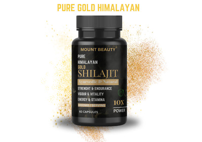 100 % reines Shilajit Gold extrem stark, Ausdauerstärke, Vitalität, Kraft 60 ...