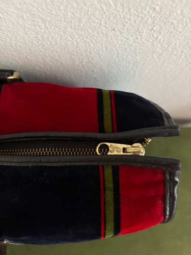 Roberta di Camerino tote red green velvet VIntage - 第 14/18 張圖片