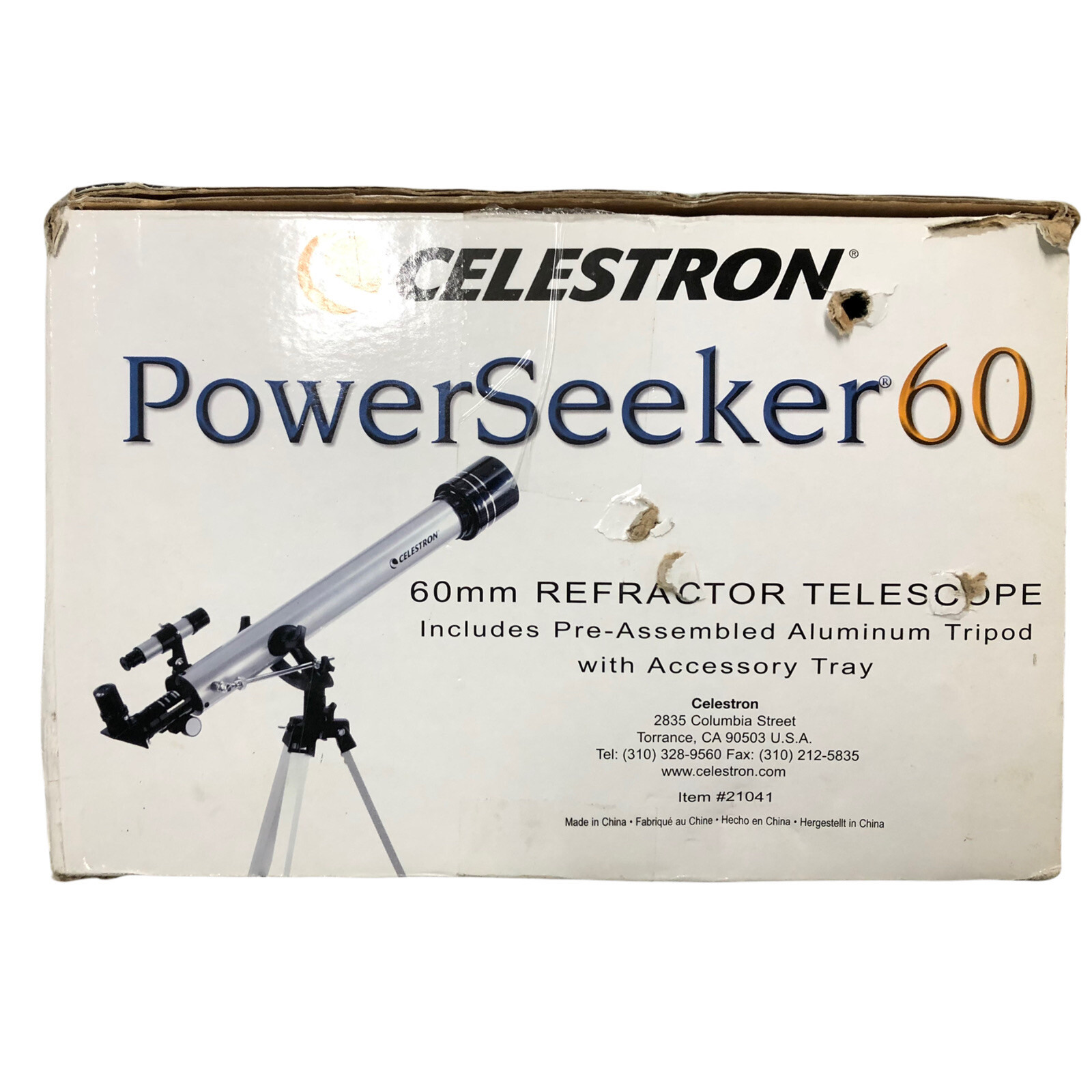 Telescopio PowerSeeker 60 AZ