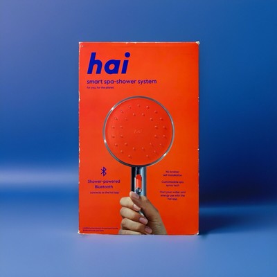 HAI SMART SPA-SHOWER SYSTEM SHOWERHEAD BLUETOOTH-PERSIMMON NIB