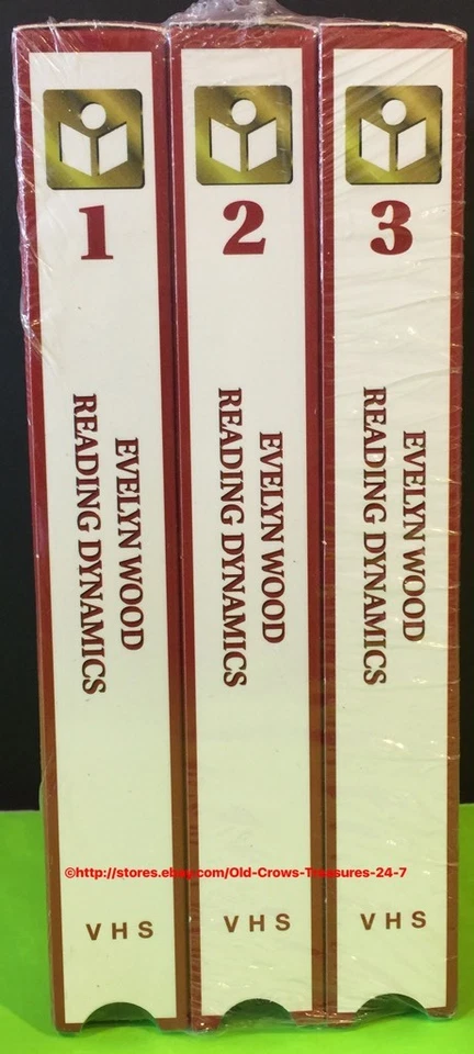 Evelyn Wood READING DYNAMICS Box Set 3 VHS Movie Speed Reading Program NOS Gift - Image 2 of 4