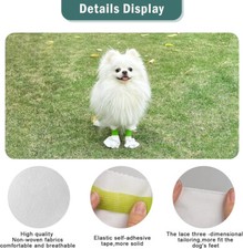 8x Dog Boots Puppy Paw Protection Shoes Waterproof Disposable Pets Boot Shoes US