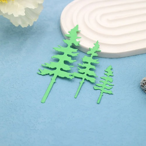 Three Skinny Fir Trees Cutting Dies – Evergreens Winter Holidays Outdoors - Picture 3 of 8