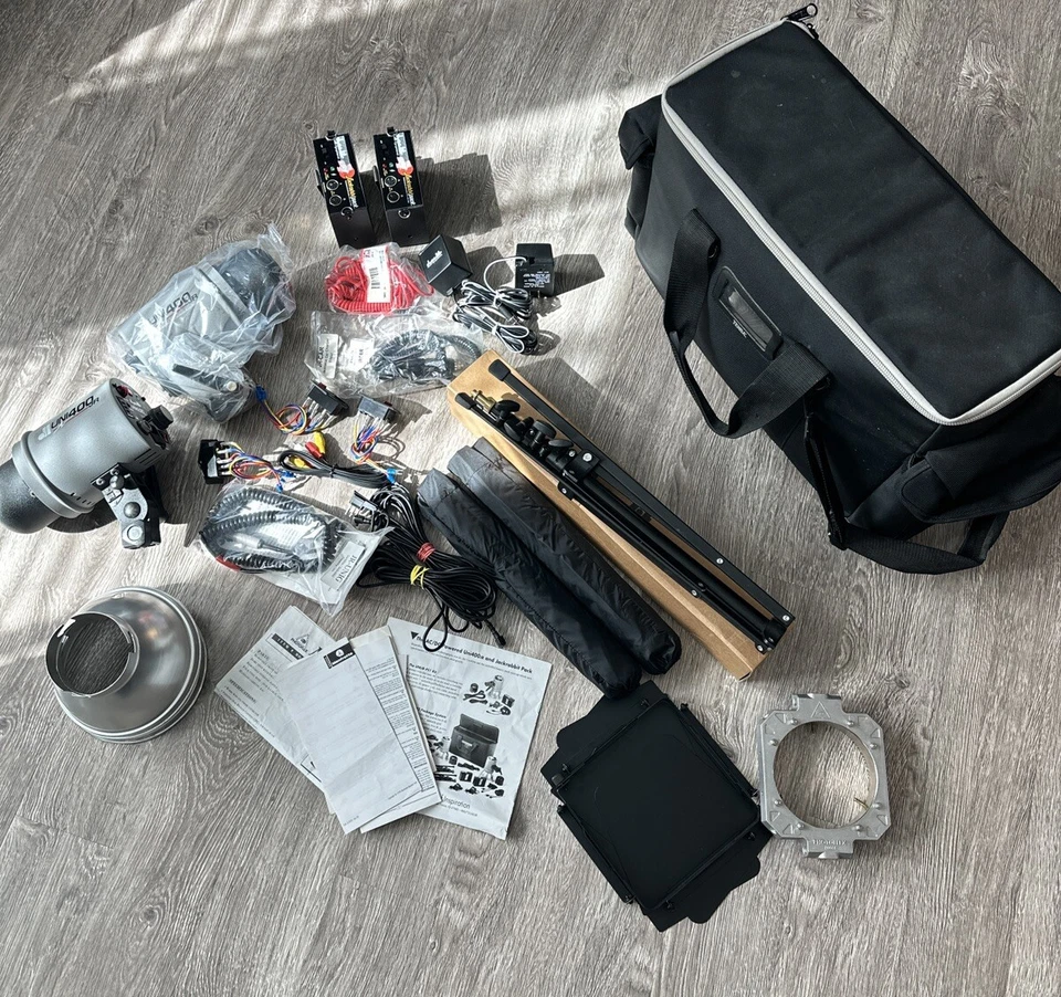 Dynalite Uni400jr UNIJR-LW2 Package System, UNIJR-PS1 Kit, carrying bag, - Image 3 of 4