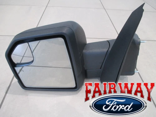 15 thru 17 F-150 OEM Ford Power Adj Heated Glass w/ Turn Signal LH Driver Mirror
