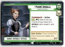 Padmé Amidala - Serving the Republic (Hyperspace) #283 Star Wars Unlimited TOR
