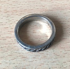 ausgefallener ring vintage edelstahl
