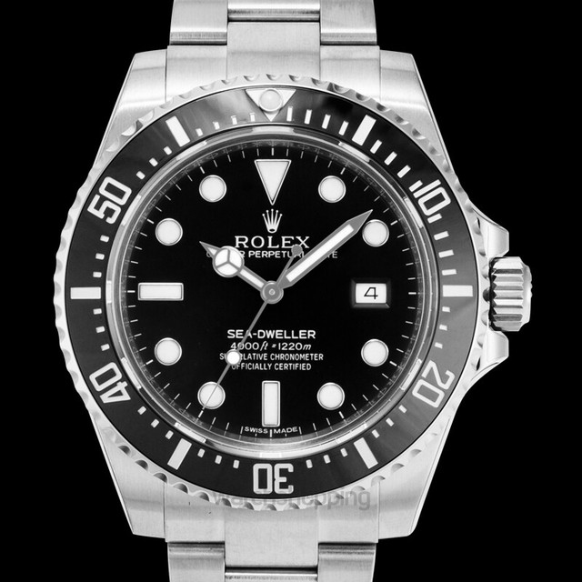 Rolex Sea-Dweller Men's Black Watch 