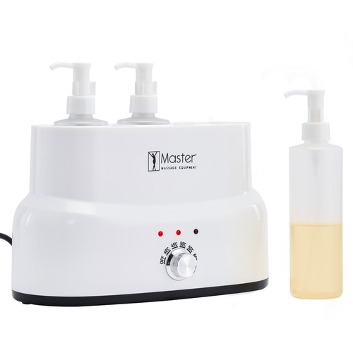 Master Massage 3 botellas aceite, loción, crema calentador salón SPA masaje terapia corporal - Imagen 2 de 10